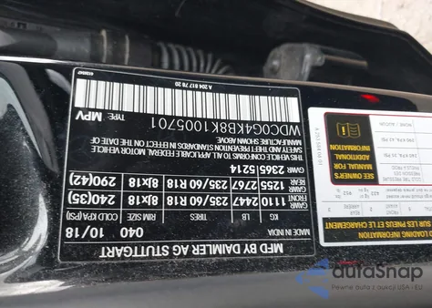 2019 Mercedes-Benz Glc 300 4Matic from USA, damaged, VIN WDC0G4KB8K1005701